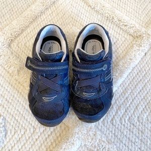 Stride Rite Boys Declan Shoe Navy 8W